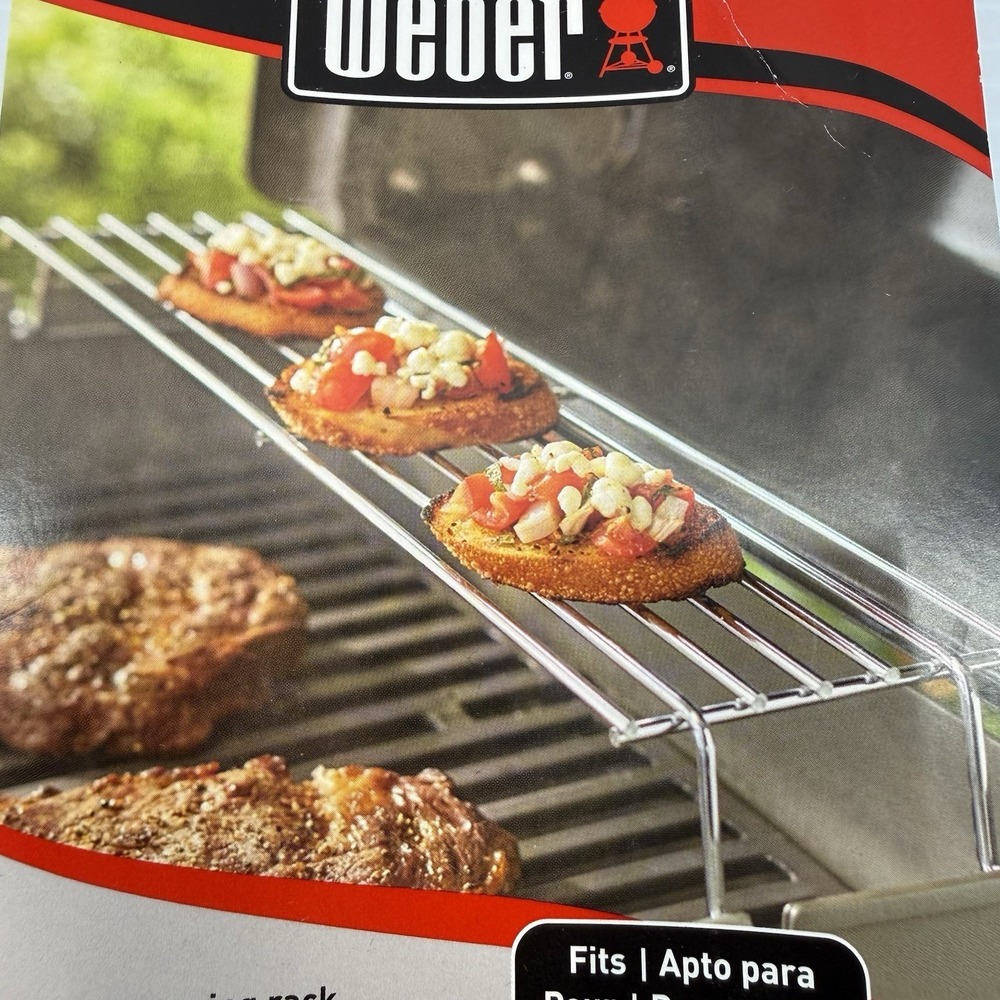 Weber 7640 Warming Rack for Spirit 200 Series Gas Grills Dishwasher Safe New! - Picture 8 of 8